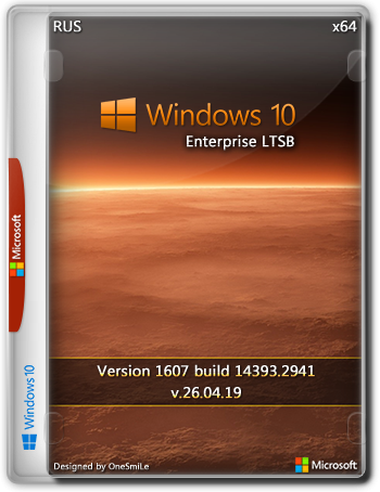 Windows 10 Enterprise LTSB 2016 14393.3115 [x64] (31.07.2019 РС / Русский | by OneSmiLe